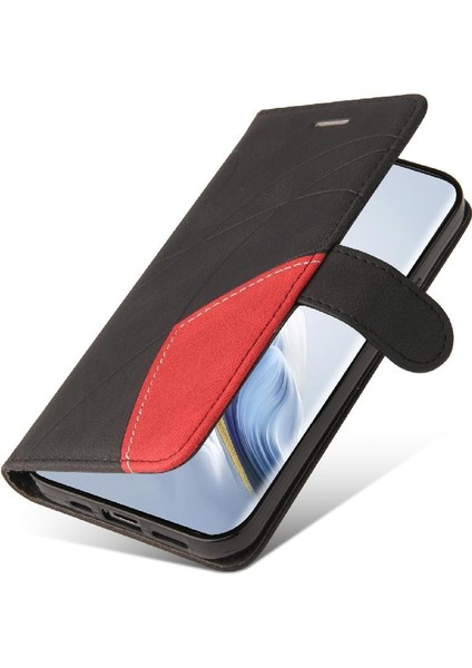 Bdt Shop Onur Için Flip Case Sihirli 6 Pro 5g Pu Deri Flip Folio Kılıf Kickstand (Yurt Dışından)