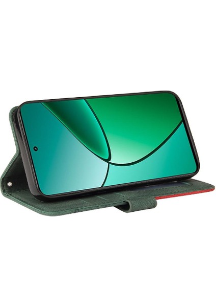 Kart Yuvası Standı ile Realme 12 Artı Için Flip Case Pu Deri Flip Folio (Yurt Dışından) indirimleri