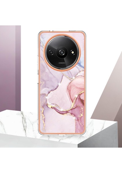 Xiaomi Redmi A3 Mermer Desen Yumuşak Tampon Koruma Için Kılıf Ince Tpu (Yurt Dışından) fiyatları