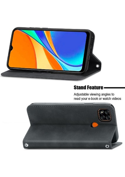 Redmi 9c Darbeye Dayanıklı Basit Iş Cüzdan Kapak Çevirin Deri (Yurt Dışından) indirimleri