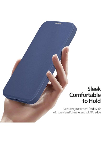 Rfıd Engelleme Kart Yuvası Pu Kapak ile IPhone 14 Pro Max Için Duducase Durumda (Yurt Dışından)