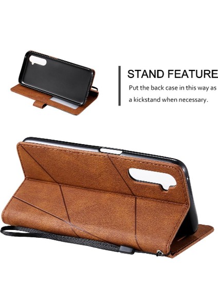 Realme 6 Pro Pu Deri Manyetik Darbeye Kart Tutucu Kickstand Için Kılıf (Yurt Dışından) fırsatları