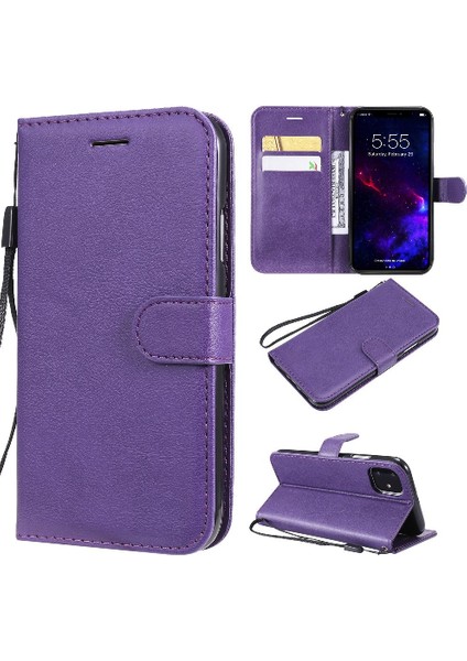 Kart Yuvası Klasik ile iphone 11 Iş Cüzdan Telefon Kılıfı Için Flip Case (Yurt Dışından)