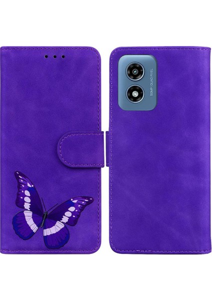 Motorola Moto G Oynamak Için Kılıf 4g 2024 Kart Yuvaları Flip Folio Kapak Renk (Yurt Dışından)