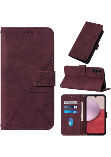 Samsung Galaxy A05S Flip Folio Kitap Koruyucu Cüzdan Kapak Pu (Yurt Dışından)