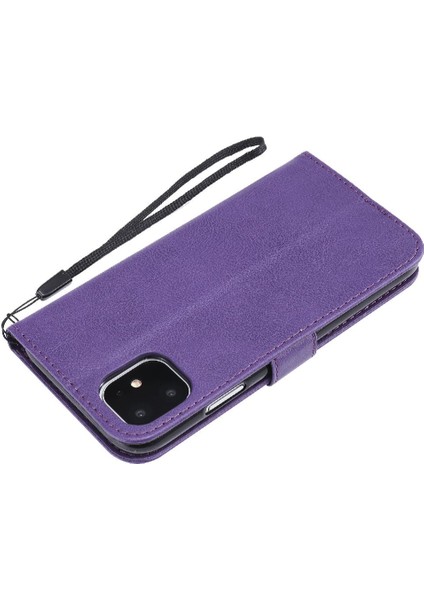 Kart Yuvası Klasik ile iphone 11 Iş Cüzdan Telefon Kılıfı Için Flip Case (Yurt Dışından)