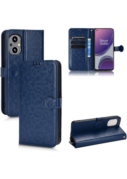 Oneplus Nord N20 5g Manyetik Toka Için Kılıf Geometrik Desen Deri (Yurt Dışından)