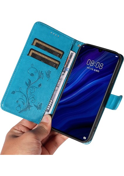 Huawei P30 Kabartmalı Kelebek Cüzdan Telefon Kılıfı Için Flip Case Yüksek ve (Yurt Dışından) indirimleri