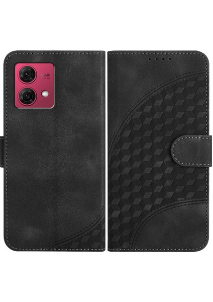 Motorola Moto G84 5g Darbeye Deri Kılıf Manyetik Kart Tutucu (Yurt Dışından)