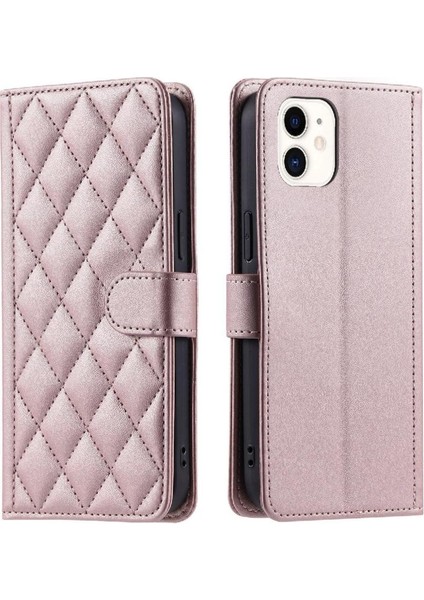 Iphone 12 Için Telefon Kılıfı Kart Yuvaları Tutucu Flip Folio Cüzdan El Kayışı (Yurt Dışından)