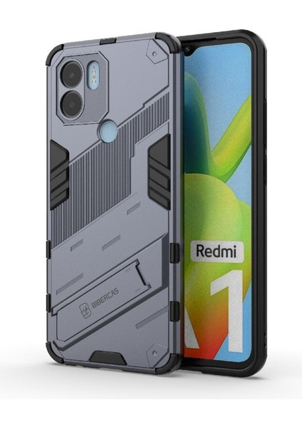 Xiaomi Redmi A1 Artı Kickstand Sağlam Askeri Koruyucu Kapak (Yurt Dışından)