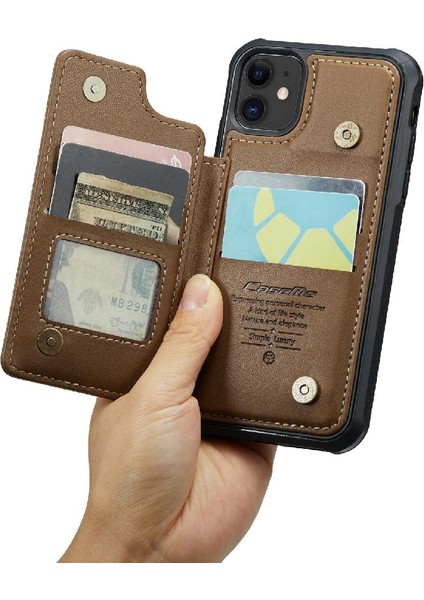 IPhone 11 Kart Tutucu Pu Deri Rfıd Engelleme Için Caseme Cüzdan Kılıf (Yurt Dışından) modelleri