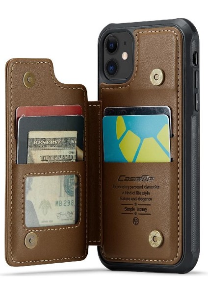 IPhone 11 Kart Tutucu Pu Deri Rfıd Engelleme Için Caseme Cüzdan Kılıf (Yurt Dışından) fırsatları