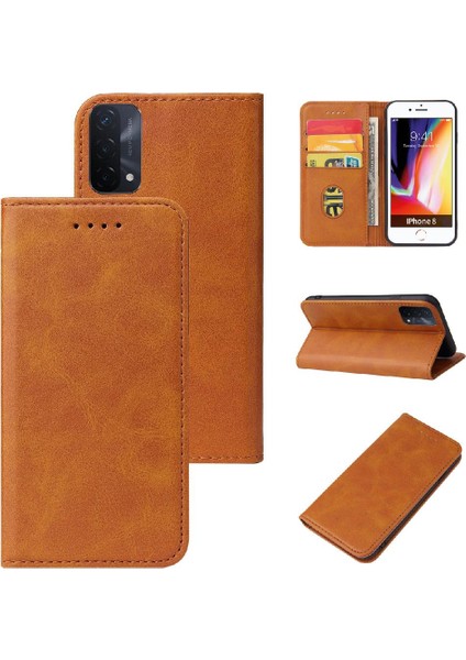 Kart Tutucu Kickstand Tam Koruma ile Oppo A74 5G/A54 5g Için Kılıf (Yurt Dışından) indirimleri