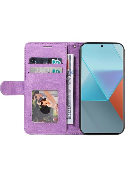Xiaomi Redmi Not Için Kılıf 13 Pro 5g Iki Renkli Dikiş Pu Deri Flip (Yurt Dışından) indirimleri