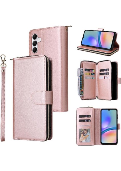 Samsung Galaxy A05S Için Kılıf Kapak Çevirin Cüzdan Kılıf ile 9 Kart Yuvaları Kart (Yurt Dışından)