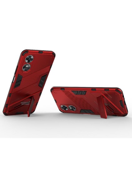 Oppo A17 4g Kickstand Sağlam Askeri Koruyucu Kapak Için Kılıf (Yurt Dışından) fiyatları