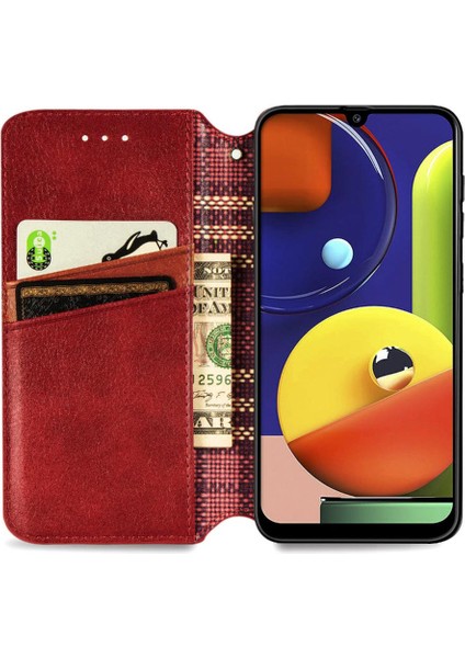 Samsung Galaxy Agalaxy Deri Kılıf Için Zarif Iş Cüzdan Flip Case (Yurt Dışından)