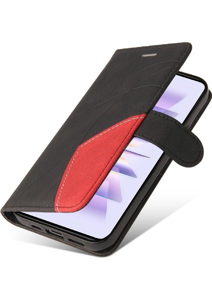 Xiaomi Poco F5 Pro Iki Renkli Dikiş Kickstand Koruyucu Pu (Yurt Dışından) fırsatları