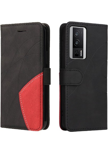 Xiaomi Poco F5 Pro Iki Renkli Dikiş Kickstand Koruyucu Pu (Yurt Dışından) indirimleri