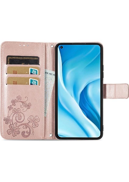 Xiaomi 11 Lite Için Kılıf Kapak Çevirin Kılıf Kısa Kayış Zarif Dört (Yurt Dışından) indirimleri