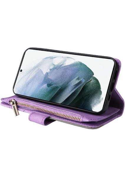 Samsung Galaxy S21 Fermuar Cüzdan Tarzı Kickstand Koruyucu Dokuz (Yurt Dışından) indirimleri
