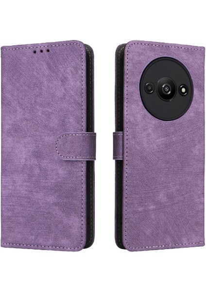 Xiaomi Redmi A3 Kart Yuvaları Için Kılıf Kapak Pu Deri Flip Folio Cüzdan (Yurt Dışından) indirimleri