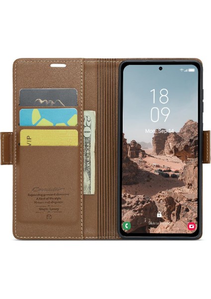 Samsung Galaxy Caseme 5g Anti Dolandırıcılık Kart Yuvası Cüzdan Durumda (Yurt Dışından)