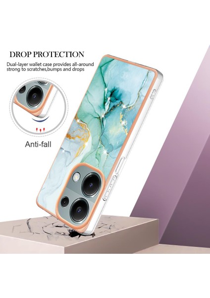 Xiaomi Poco M6 Pro 4g Koruma Için Kılıf Ince Tpu Mermer Desen Yumuşak (Yurt Dışından) modelleri