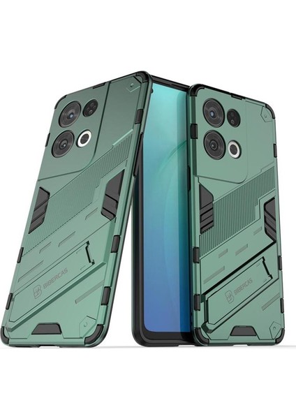 Oppo Oppo 8 Pro 5g Koruyucu Kapak Için Kılıf Kickstand Sağlam Askeri (Yurt Dışından)
