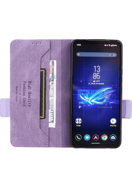Kart Tutucu Kickstand Kart Ekleme ile Asus Rog Telefon 8 Için Kılıf (Yurt Dışından)