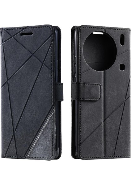 Vıvo X90 5g Pu Deri Kart Tutucu Için Kılıf Kickstand Darbeye Cüzdan (Yurt Dışından)