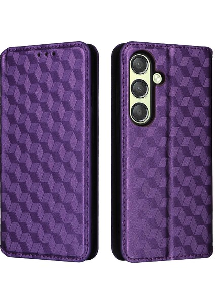 Samsung Galaxy S24 Artı Cüzdan Pu Deri Manyetik Kapatma Kartı (Yurt Dışından)