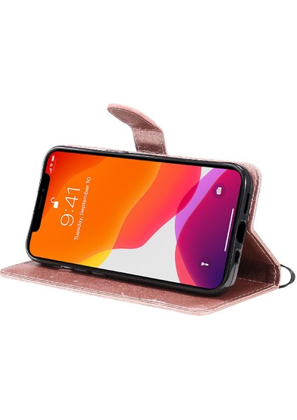 Kart Yuvası Iş Cüzdan ile iphone 14 Klasik Düz Renk Için Flip Case (Yurt Dışından)