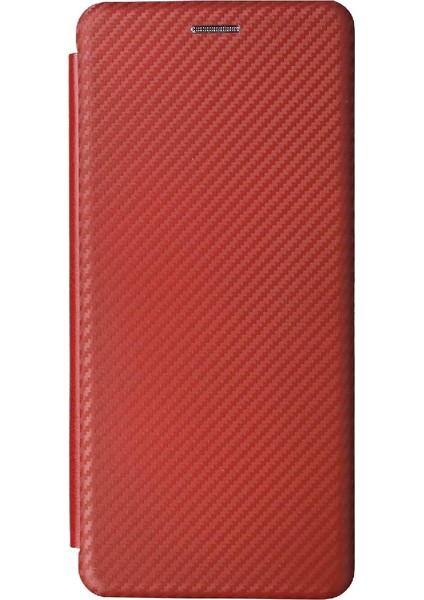 Kart Tutucu Kickstand ile Xiaomi Redmi A3 Manyetik Karbon Fiber Için Kılıf (Yurt Dışından) modelleri