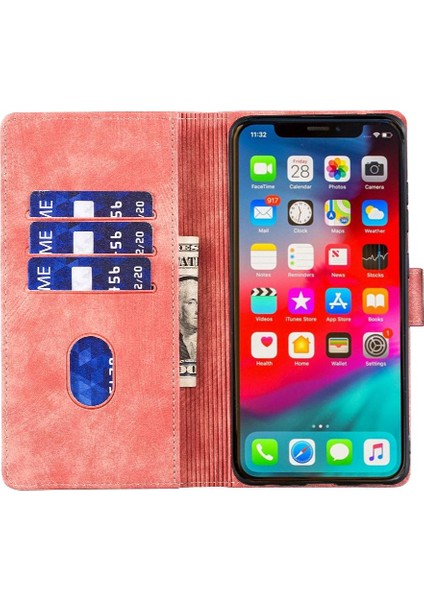 IPhone X/xs Kabartmalı Sevimli Kedi Tutucu Kapak Cüzdan Kılıf Flip (Yurt Dışından)