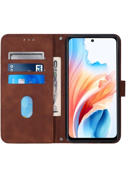 Oppo A79 5g Flip Folio Kitap Koruyucu Pu Deri Kredi Kartı Için Kılıf (Yurt Dışından)