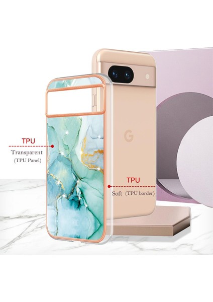 Google Piksel 8A Ince Tpu Koruma Mermer Desen Yumuşak Tampon Için Kılıf (Yurt Dışından) fiyatları