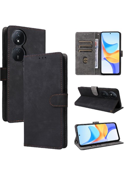 Onur X7B Için Kılıf Manyetik Kapatma Pu Deri Flip Folio Cüzdan Rfıd Kart (Yurt Dışından)