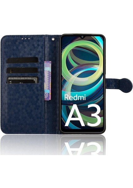 Xiaomi Redmi A3 Geometrik Desen Manyetik Toka Deri Cüzdan (Yurt Dışından) fırsatları
