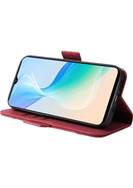 Vivo Y76 5g Için Kılıf Cüzdan Kapak Çevirin Tpu Deri Manyetik Kart Yuvaları (Yurt Dışından) indirimleri