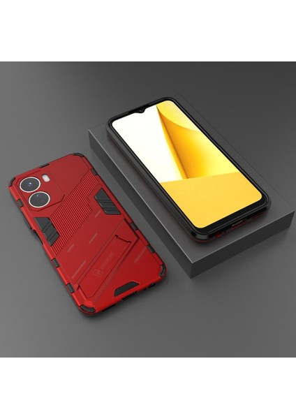 Vıvo Y16 4g Koruyucu Kapak Için Kılıf Sağlam Askeri Kickstand (Yurt Dışından) modelleri