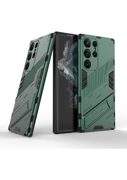 Samsung Galaxy S23 Ultra 5g Kickstand Sağlam Askeri Koruyucu Kılıf (Yurt Dışından)