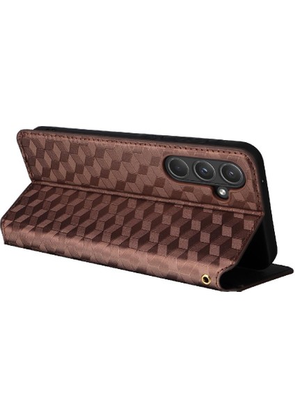 Samsung Galaxy Case 5g Cüzdan Kart Yuvaları Tutucu 3D Desen Pu (Yurt Dışından)