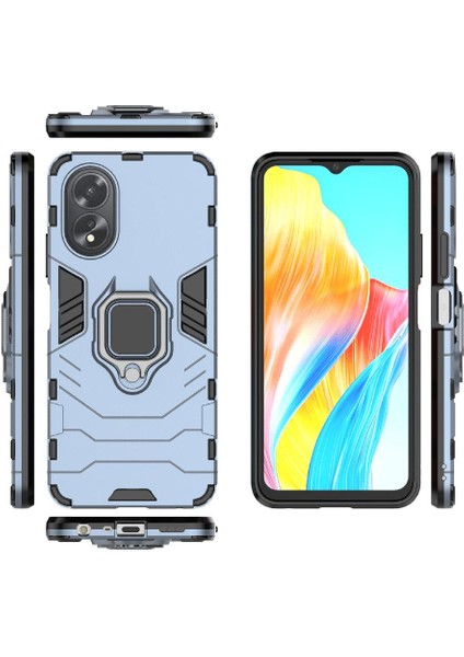 Oppo A38 4g Darbeye Kapak Için Kılıf 360 &deg; Dönen Halka Kickstand Askeri (Yurt Dışından) fırsatları