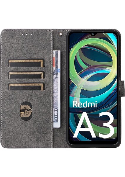 Xiaomi Redmi A3 Kart Yuvaları Için Kılıf Kapak Pu Deri Flip Folio Cüzdan (Yurt Dışından) fiyatları