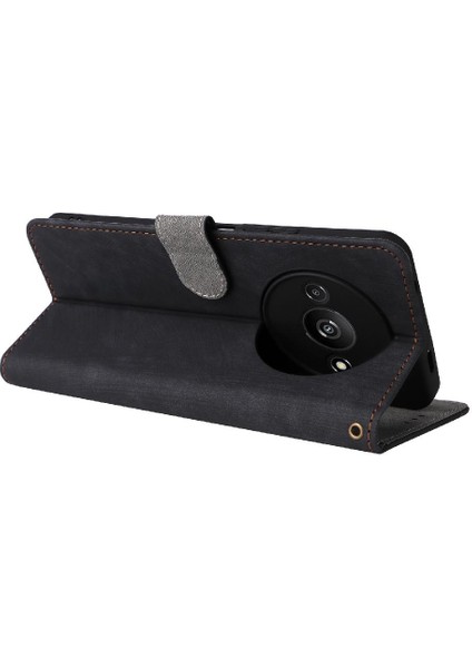 Xiaomi Redmi A3 Kart Yuvaları Için Kılıf Kapak Pu Deri Flip Folio Cüzdan (Yurt Dışından) modelleri
