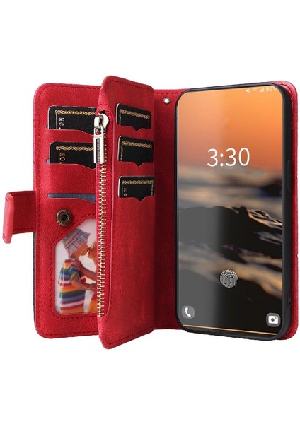 Kart Yuvası Standı Dokuz Kart Yuvaları ile Samsung Galaxy S23 Ultra Için Kılıf (Yurt Dışından) indirimleri