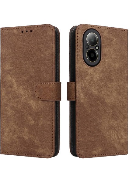 Realme C67 4g Flip Folio Cüzdan Pu Deri Manyetik Kapatma Kartı (Yurt Dışından)