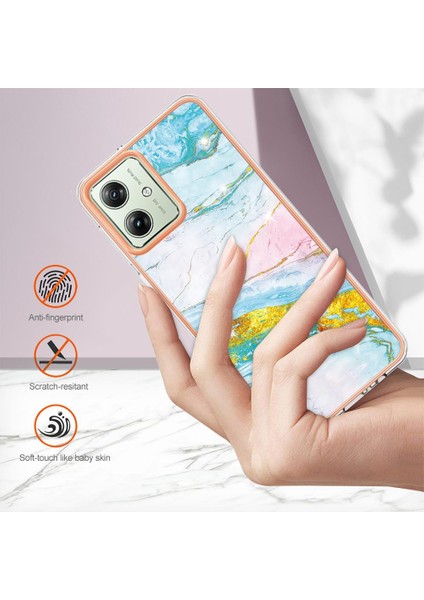 Motorola Moto G54 Ince Tpu Koruma Mermer Desen Yumuşak Tampon (Yurt Dışından) fırsatları